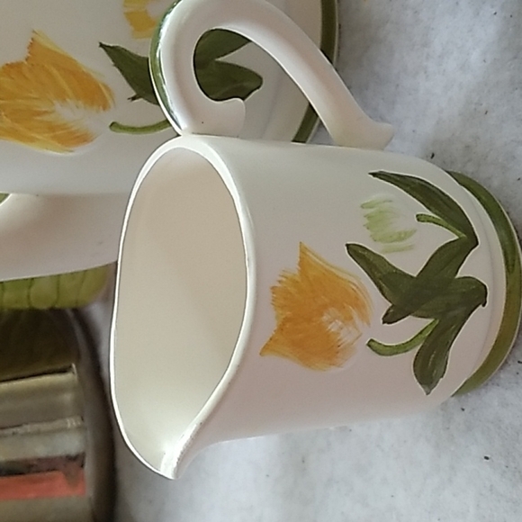 Forever Yours Japan tea pot creamer sugar dish set - Picture 2 of 5